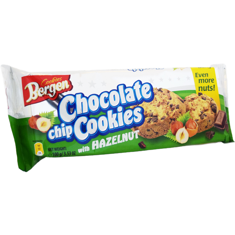 Kakor Choklad & Hasselnötter 100g - 33% rabatt