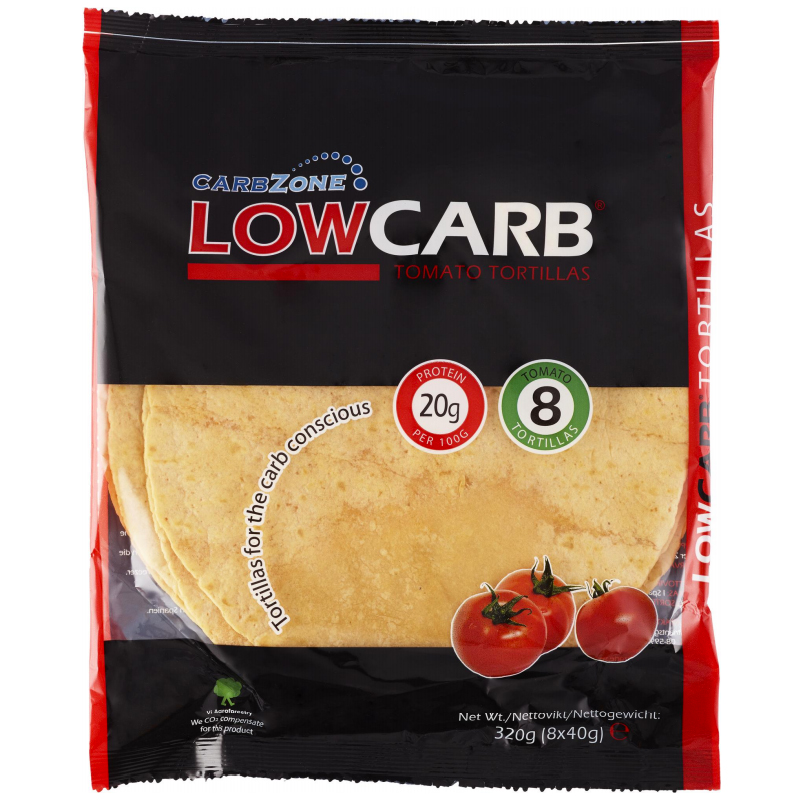 Tortillabröd "Tomato" 8 x 40g - 57% rabatt