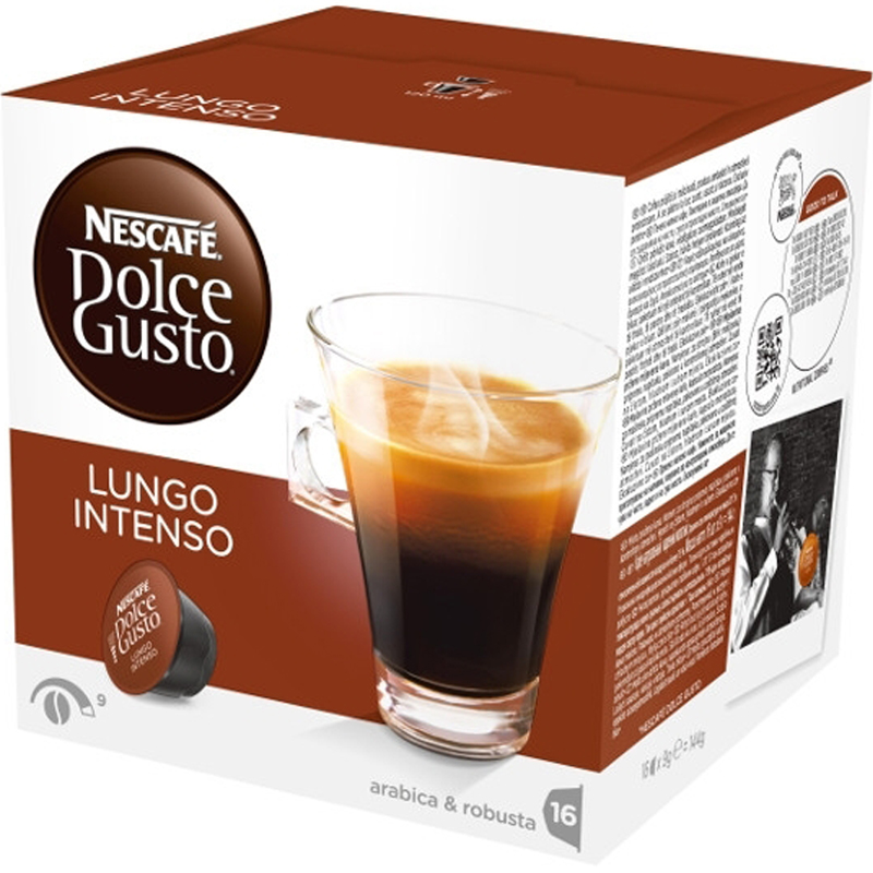 Kaffekapslar "Lungo Intenso" 16-pack - 44% rabatt