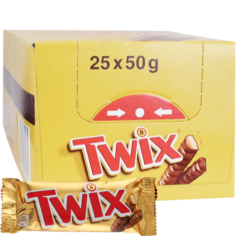 Twix 25-pack - 34% rabatt