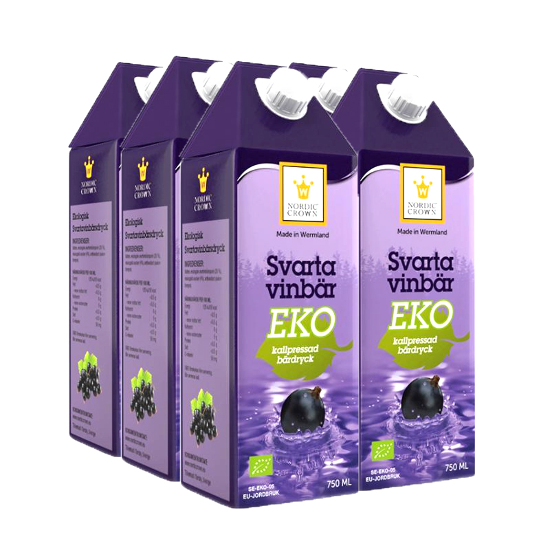 Eko Svartvinbärsdryck 6-pack - 54% rabatt