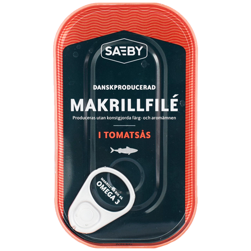 Makrillfilé Tomatsås 125g - 14% rabatt