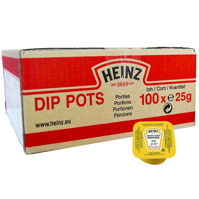 Hel Låda Dipsåser Honungssenap 100 x 25g - 61% rabatt