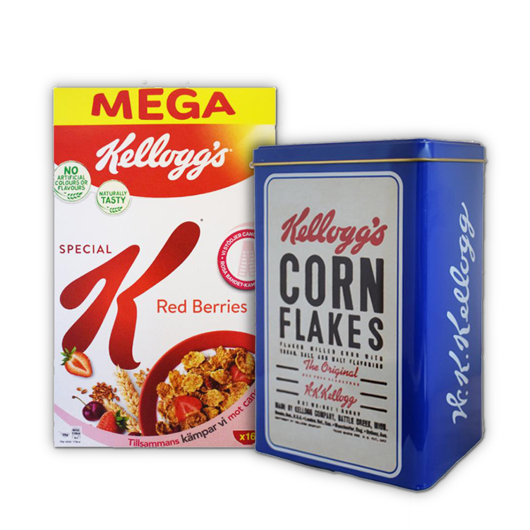 Flingor "Red Berries" 500g + Retro Plåtburk - 87% rabatt