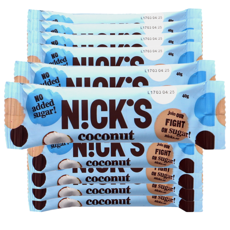 Kokosbar Choklad 10-pack - 46% rabatt