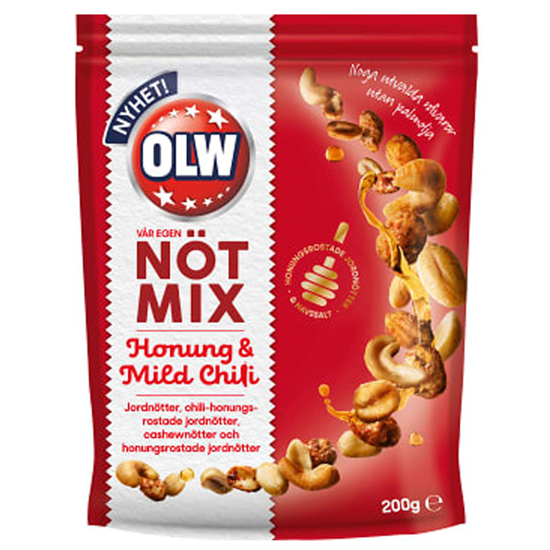 Nötmix Honung & Mild Chili - 27% rabatt
