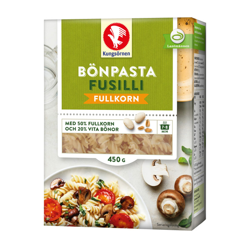Bönpasta Fusilli Fullkorn - 19% rabatt