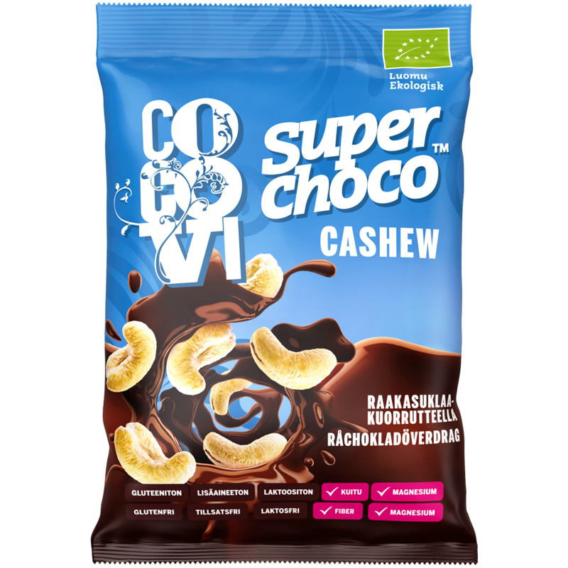 Eko Cashewnötter "Superchoco" 60g - 77% rabatt