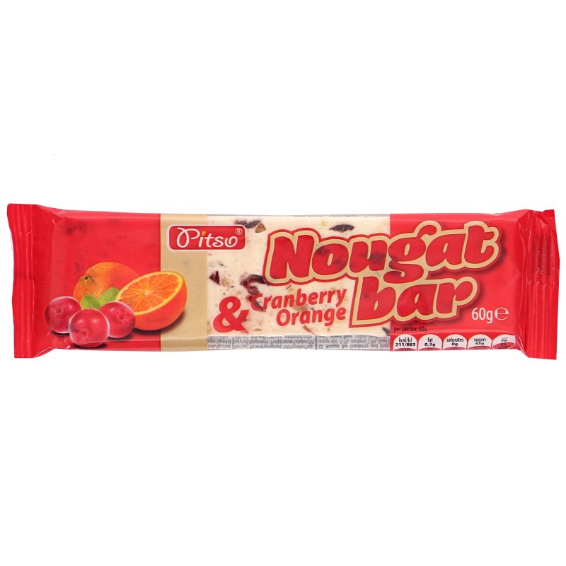 Nougatbar Tranbär & Apelsin - 11% rabatt