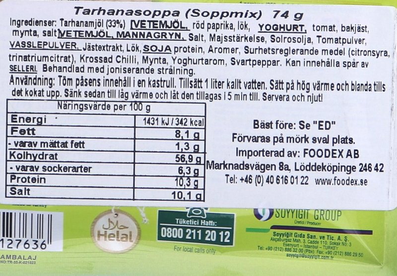 Tarhanasoppa Soppmix 12-pack - 65% rabatt