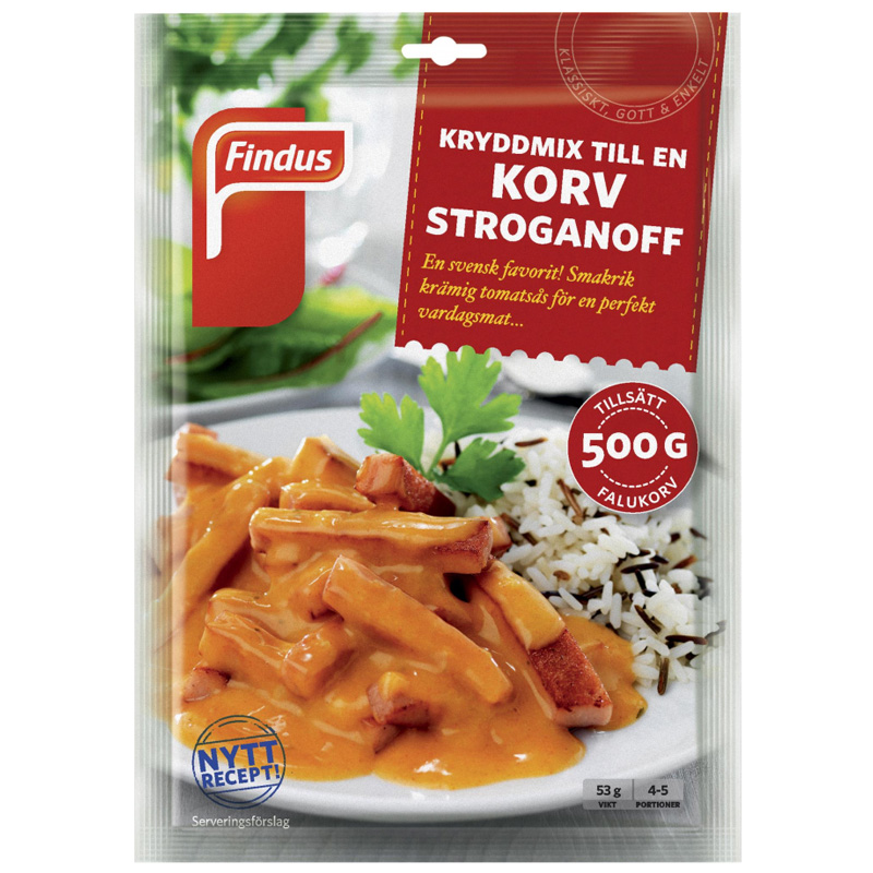 Kryddmix Korv Stroganoff 53g - 30% rabatt