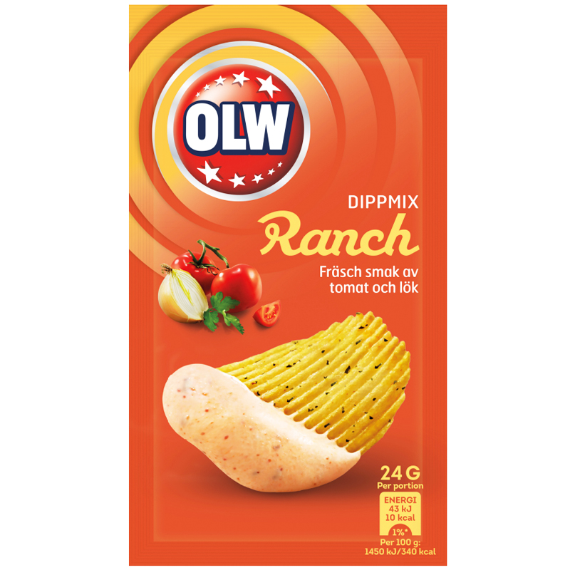 Dippmix Ranch 24g - 37% rabatt