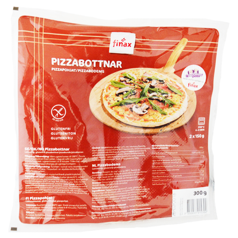 Pizzabottnar 2 x 150g - 83% rabatt