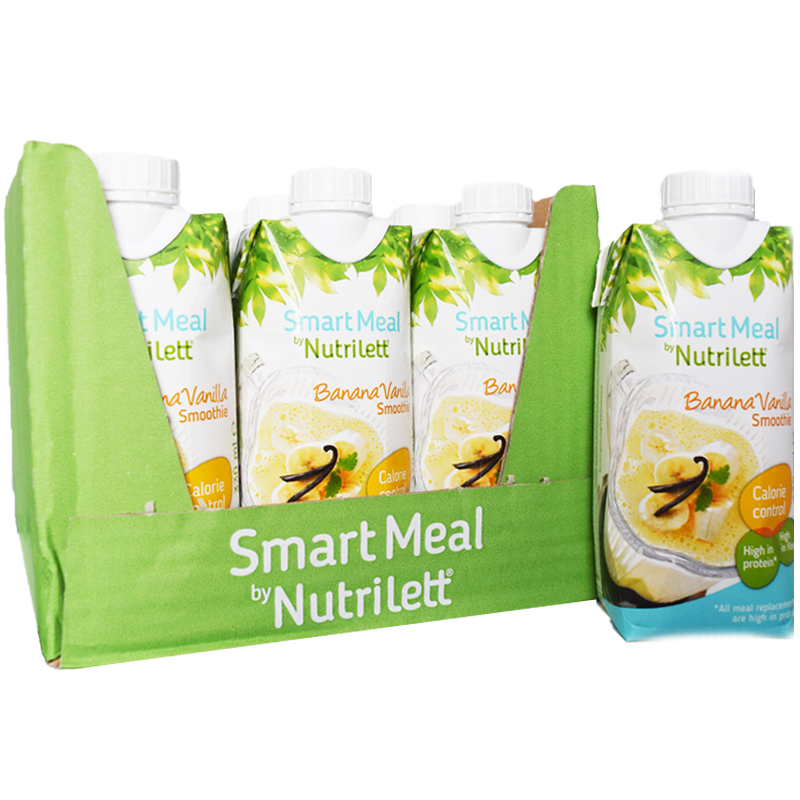Hel Låda Mealsmoothies "Banana Vanilla" 12 x 330ml - 31% rabatt
