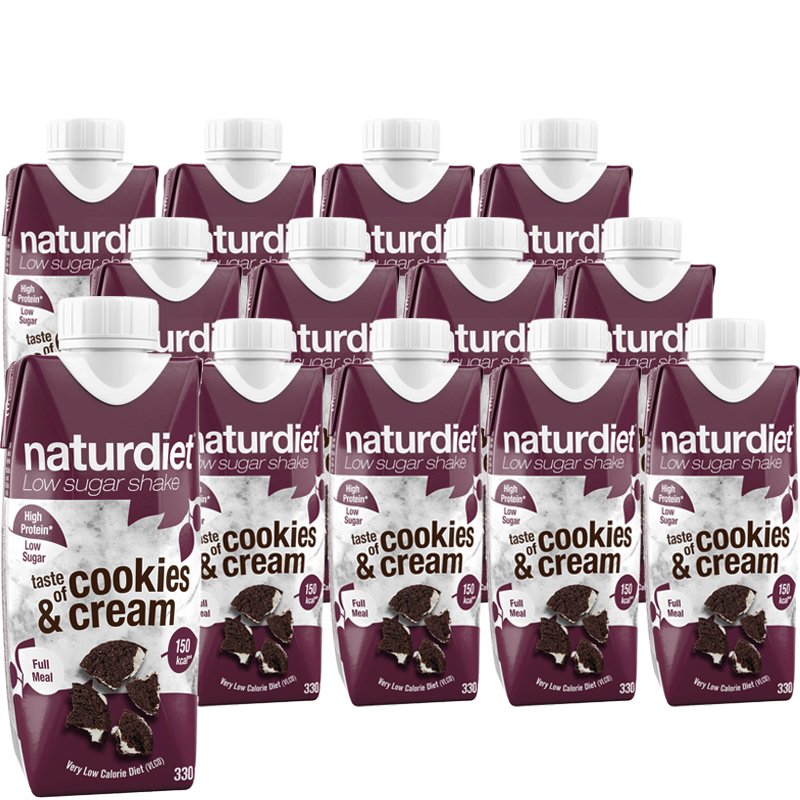 Måltidsersättning Shake Cookies & Cream 12-pack - 29% rabatt