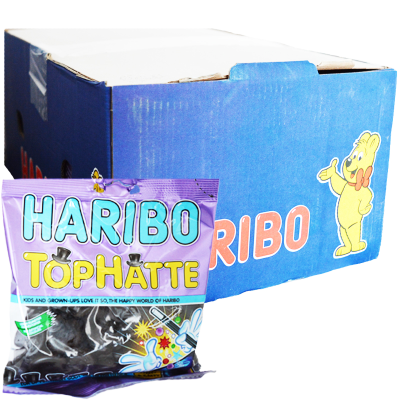 Hel Låda Godis "Tophatte" 18 x 135g - 67% rabatt
