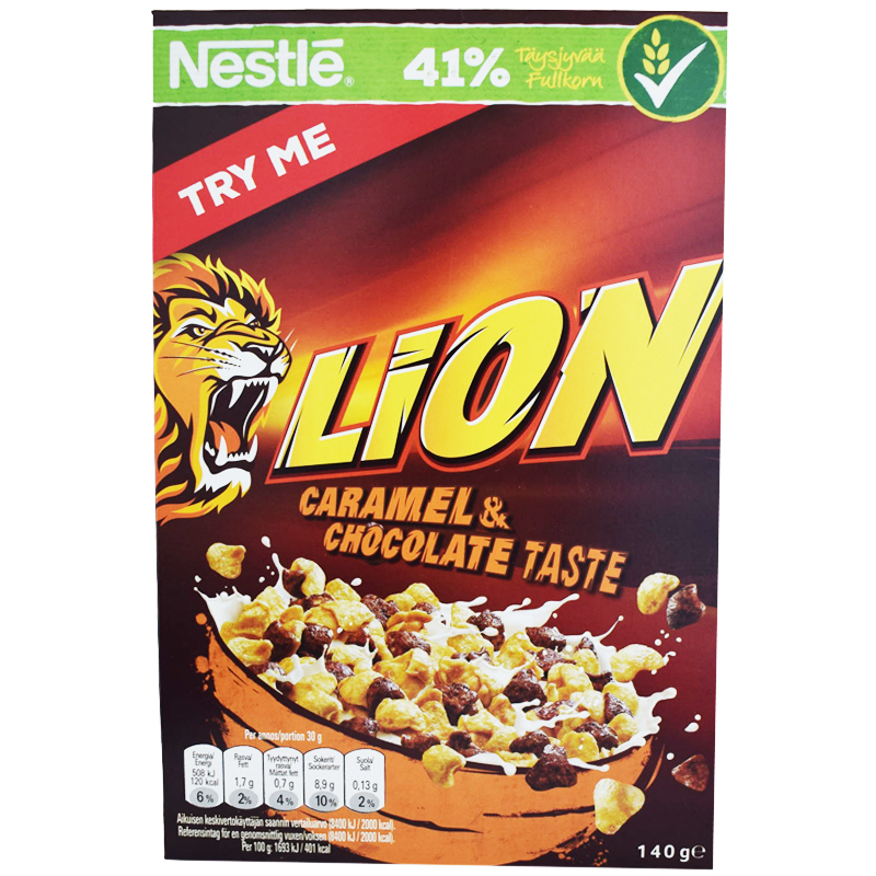 Frukostflingor "Lion" 140g - 33% rabatt