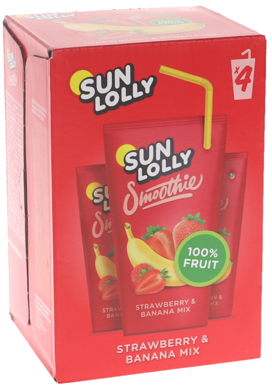 Fruktdryck Jordgubb & Banan 4-pack - 57% rabatt