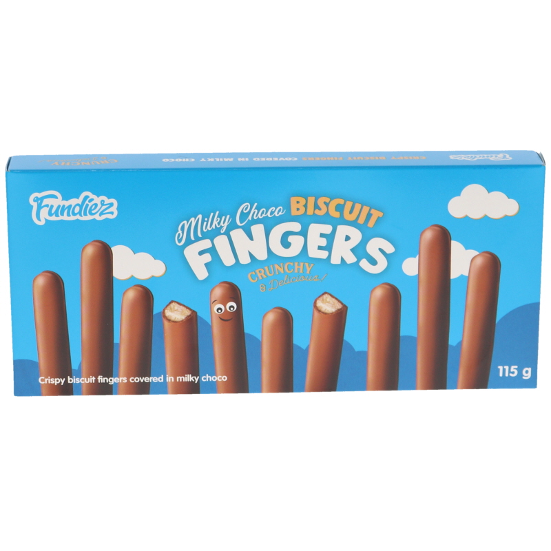 Chokladfingrar Ljus Choklad - 33% rabatt