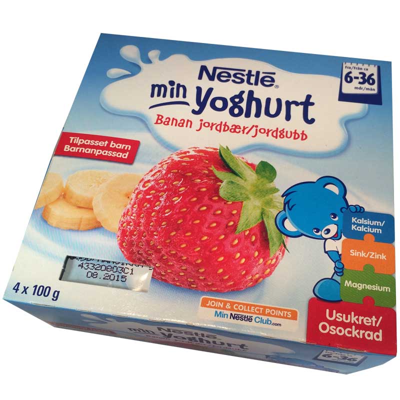 Yoghurt Jordgubb/Banan - 50% rabatt