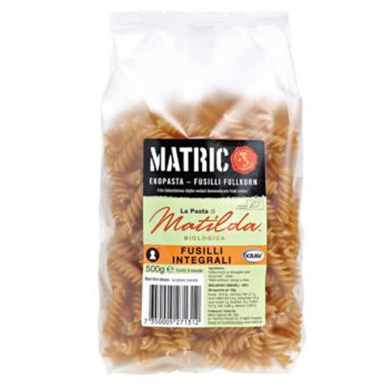 Eko Pasta Fullkorn Fusilli - -1% rabatt