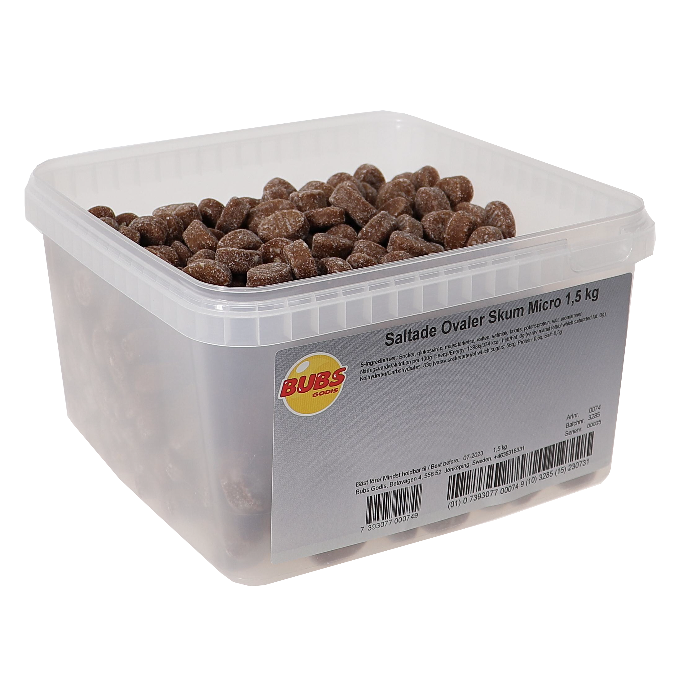Saltade Ovaler Skum Micro - 20% rabatt