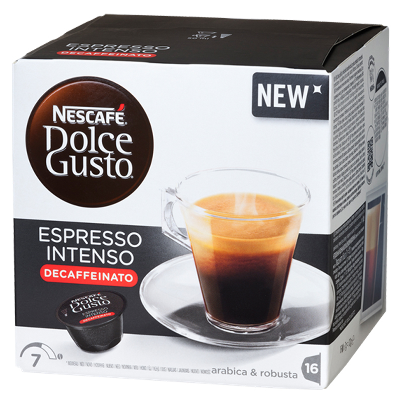 Kaffekapslar "Espresso Intenso Decaffeinato" 16 x 7g - 45% rabatt