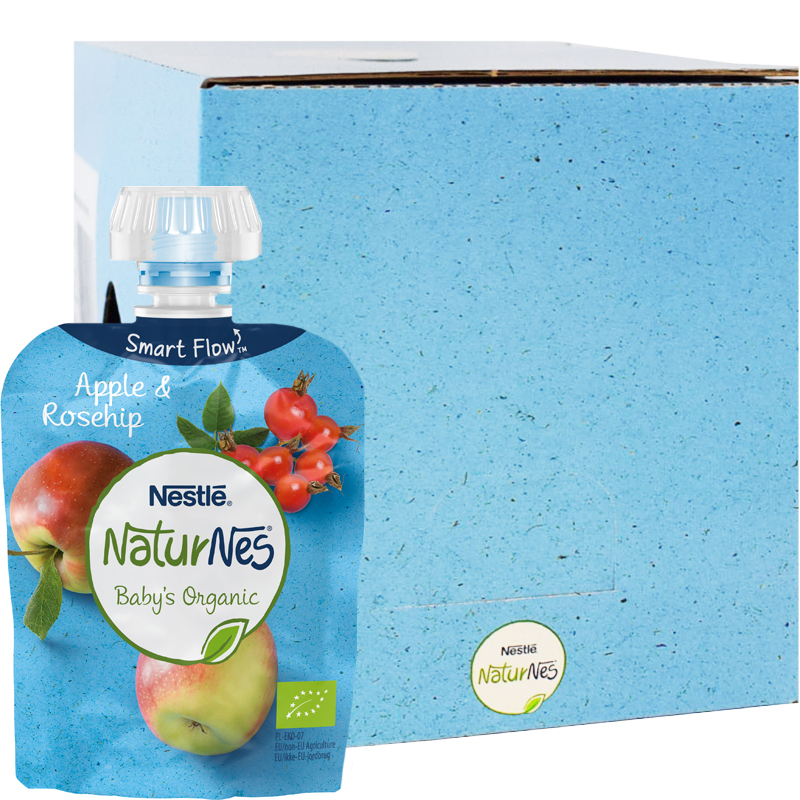 Eko Fruktpuré Äpple & Nypon 16-pack 4M - 50% rabatt