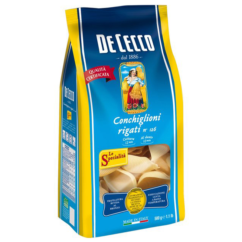 Pasta Conchiglioni Rigati 500g - 50% rabatt