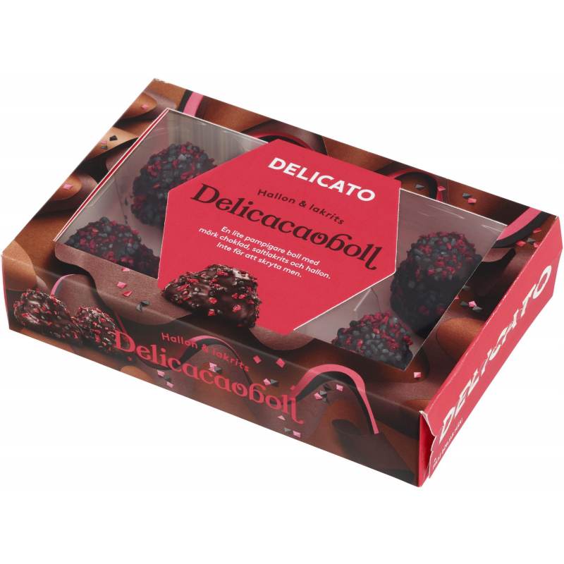 Delicacaobollar Hallon & Lakrits 180g - 52% rabatt