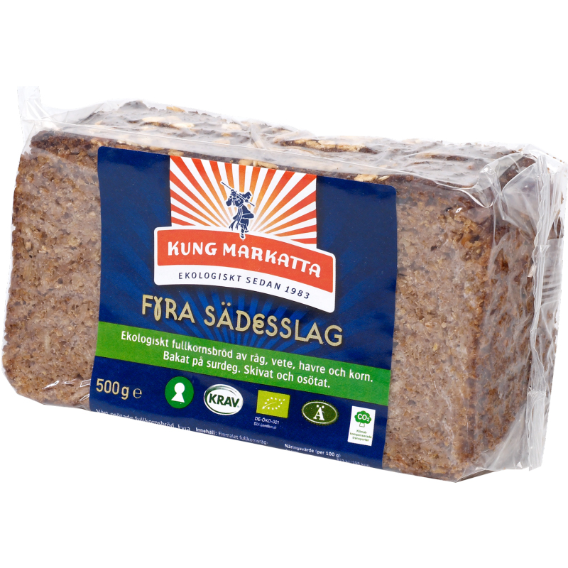 Eko Bröd "Fyra Sädesslag" 500g - 54% rabatt