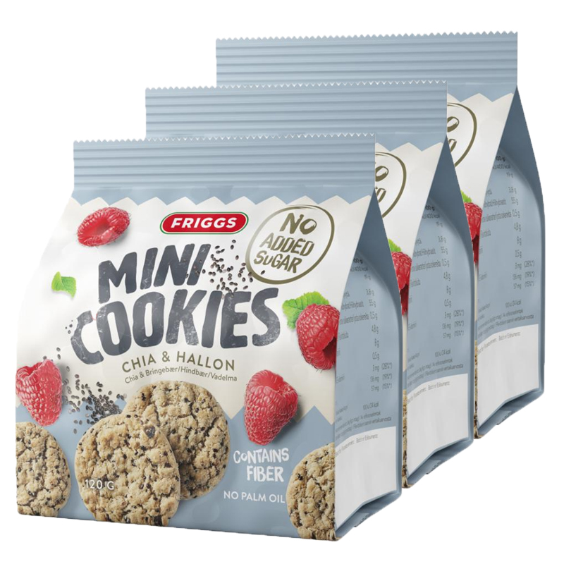 Minikakor Chia & Hallon 3-pack - 65% rabatt