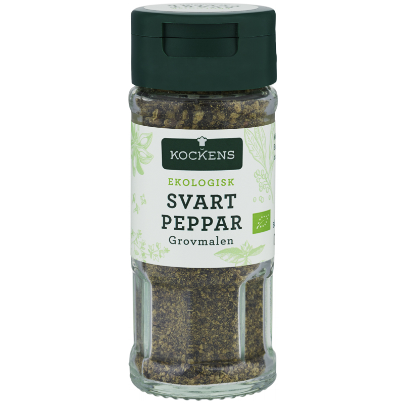 Eko Svartpeppar Grovmalen 43g - 47% rabatt