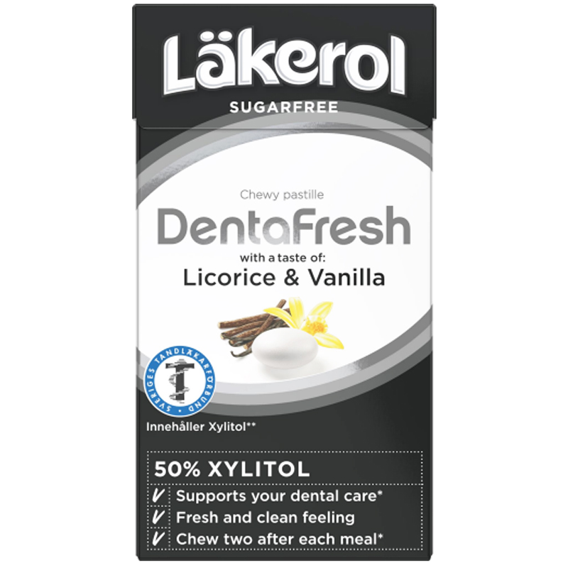 Tuggpastiller Lakrits & Vanilj - 23% rabatt