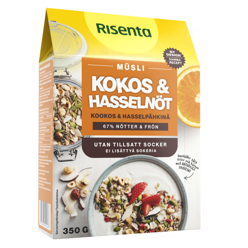 Müsli Kokos & Hasselnöt 350g - 26% rabatt
