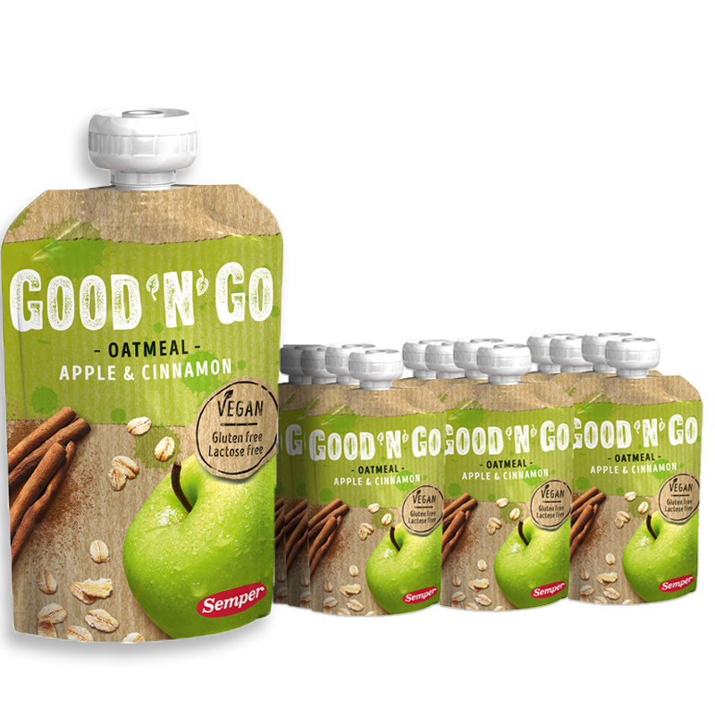 Hel låda Oatmeal Apple & Cinnamon 12-pack - 34% rabatt
