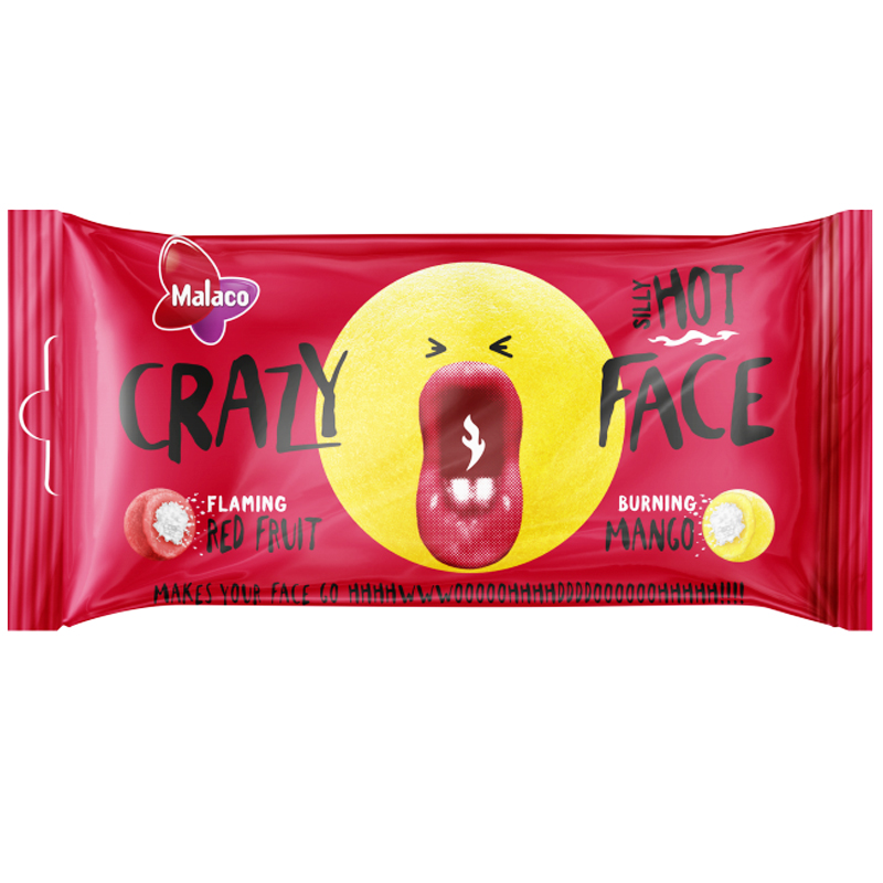 Godis "Crazy Face Hot" 60g - 41% rabatt
