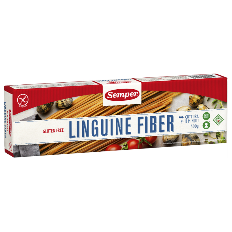 Fiberpasta "Linguine" 500g - 50% rabatt