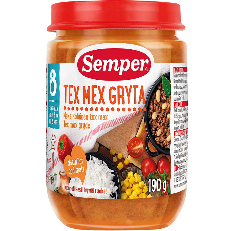 Tex Mex Gryta 8M - 23% rabatt
