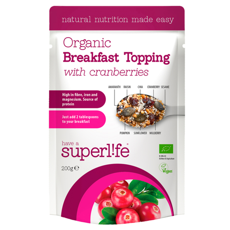 Eko Frukost Topping Cranberries - 61% rabatt