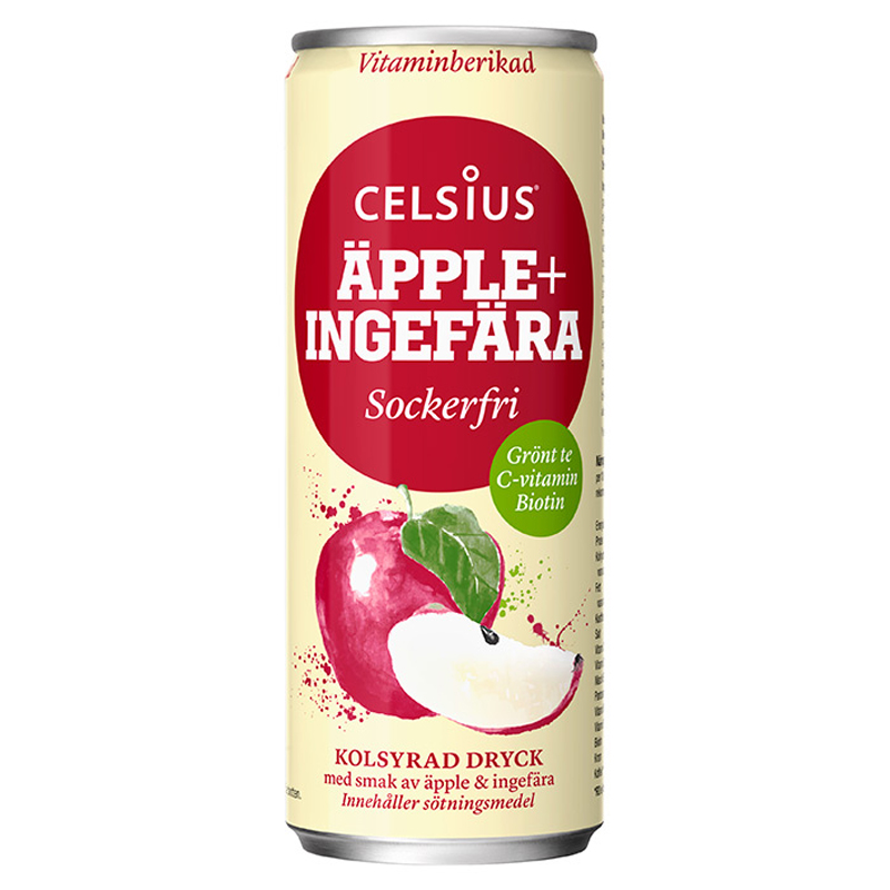 Energidryck Äpple & Ingefära 355ml - 50% rabatt