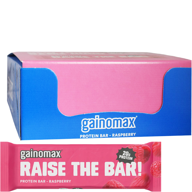 Hel Låda Proteinbars "Raspberry" 15 x 60g - 60% rabatt
