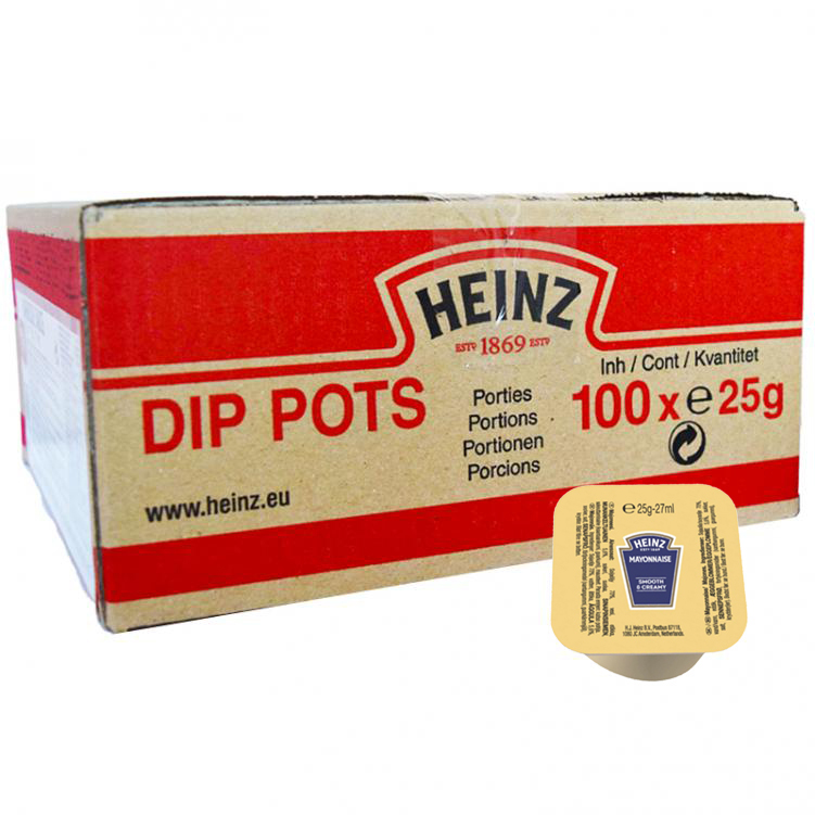 Hel Låda Majonnäs 100 x 25g - 72% rabatt