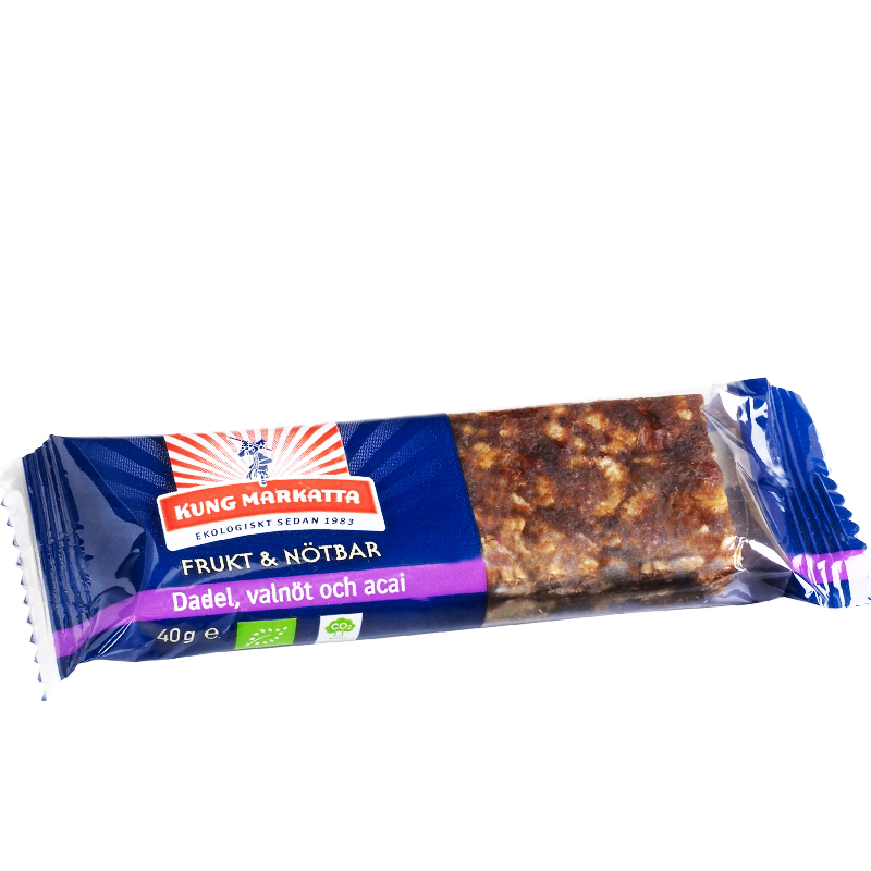 Eko Frukt- & Nötbar Dadel, Valnöt & Acai - 33% rabatt