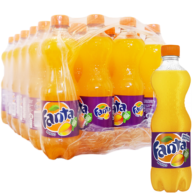 Hel Låda Fanta Mango 24 x 50cl - 66% rabatt