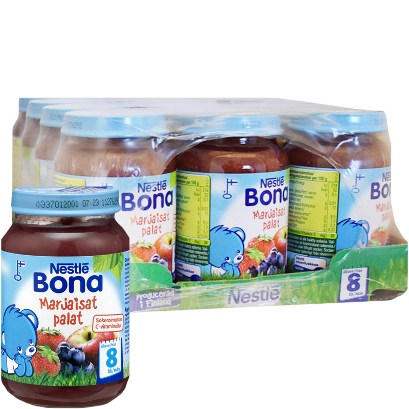 12-pack NESTLÉ BONA MARJAISAT PALAT, 200G