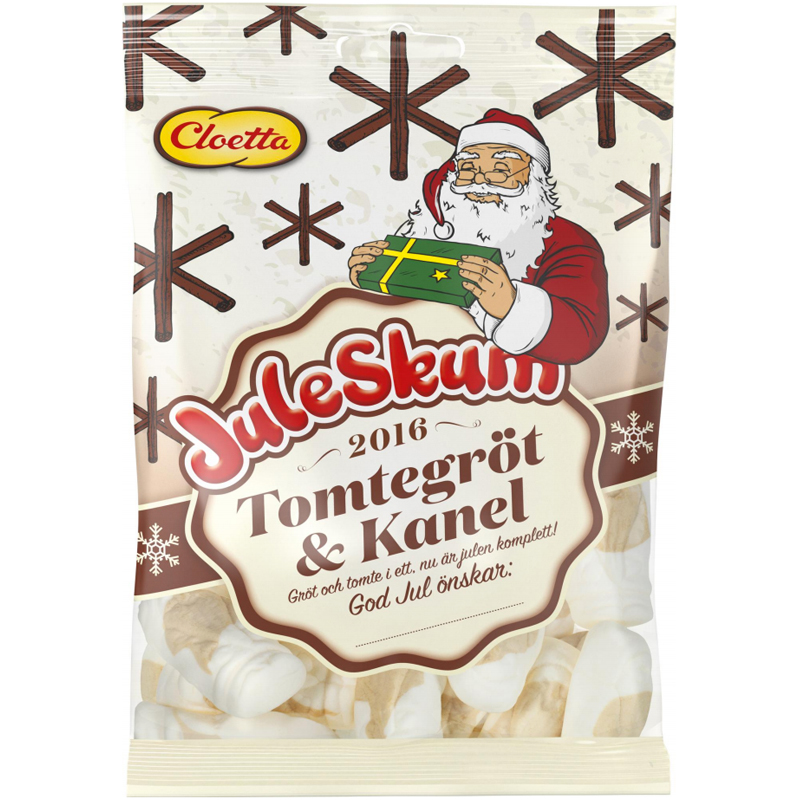 Godis "Juleskum" Tomtegröt & Kanel 100g - 61% rabatt