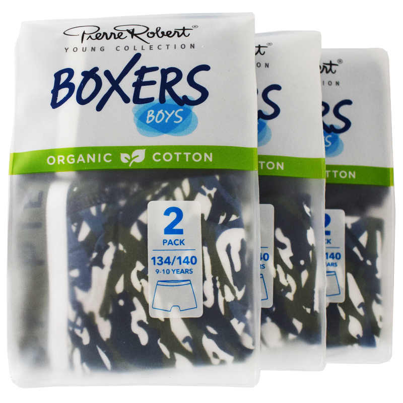 Kalsonger Boxers Barn 134-140 Khaki & mörkblå 6-pack - 57% rabatt