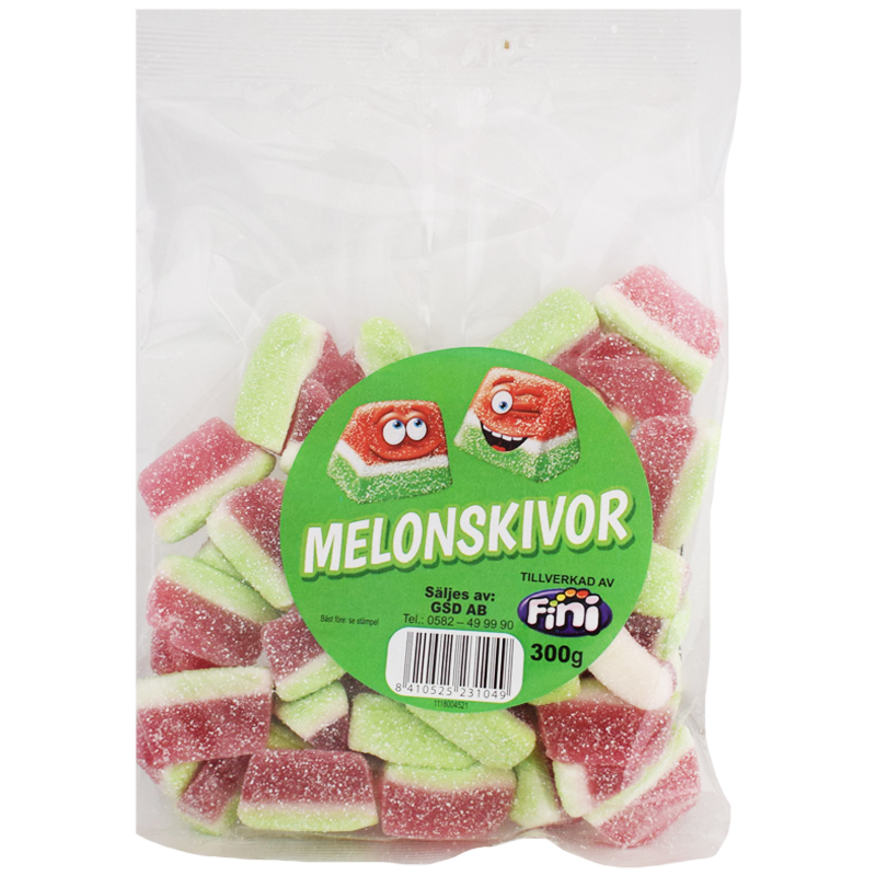 Godis Melonskivor 300g - 47% rabatt