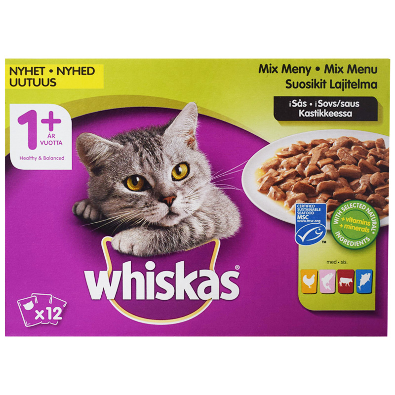 Kattmat Fisk & Kött - 22% rabatt